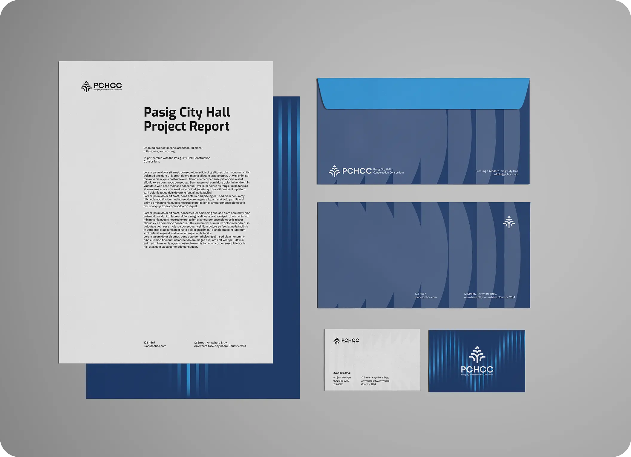 Pasig City Hall Construction Consortium Visual Identity